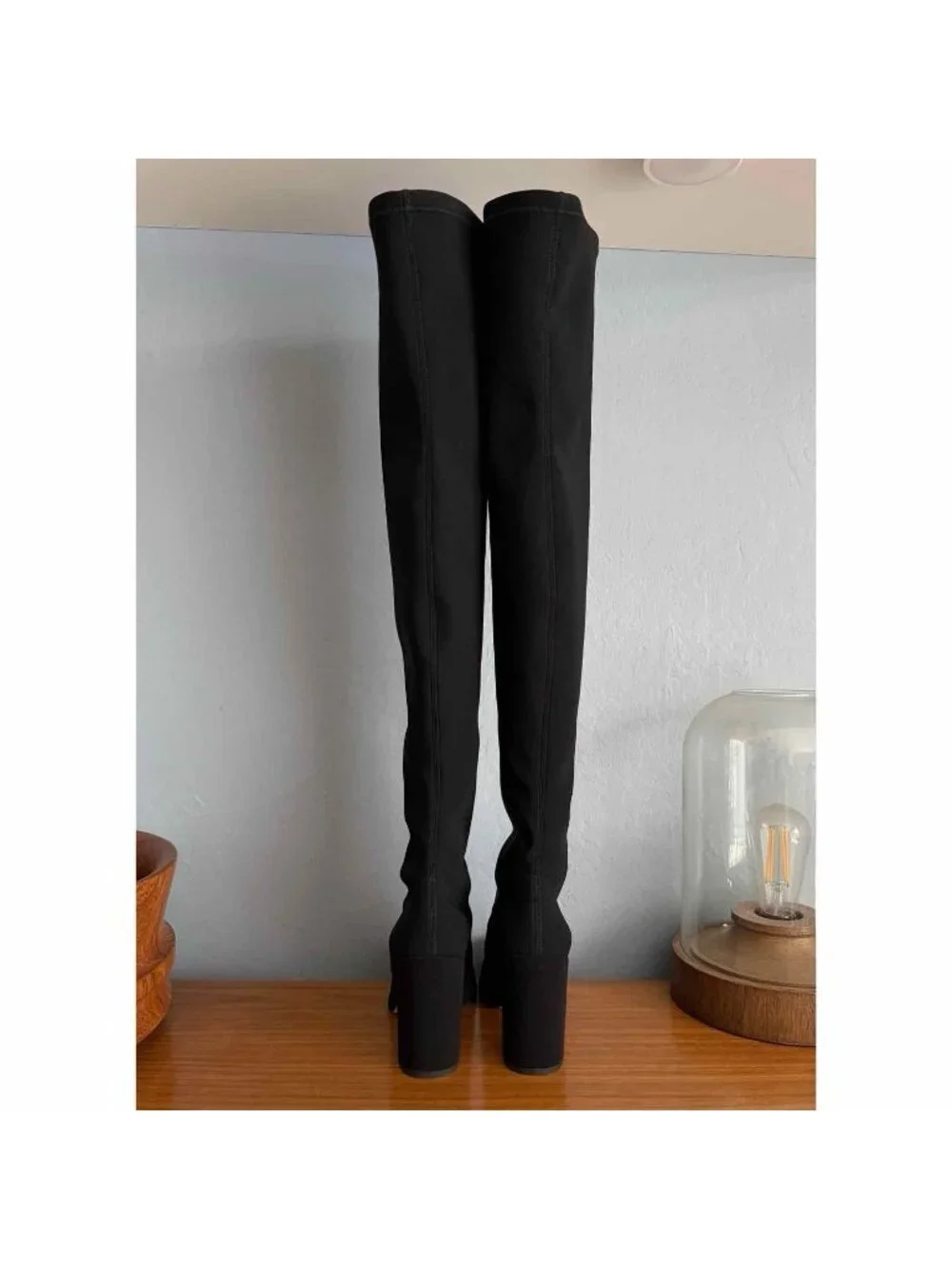 Stuart Weitzman HiChamp Microfiber Knee Thigh Boot
